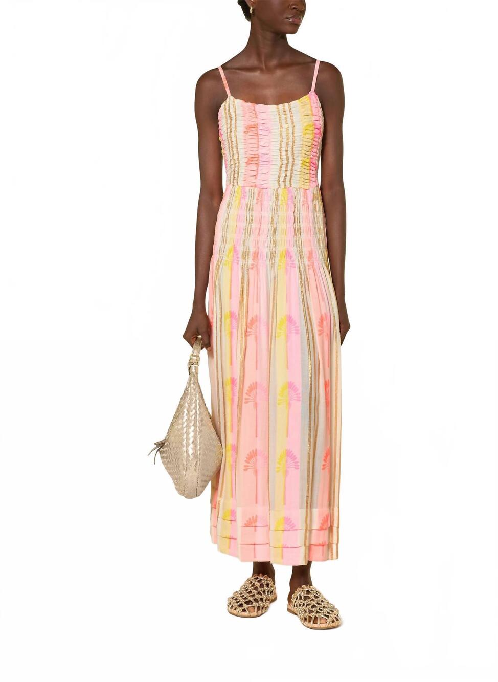NEW MISS JUNE PARIS perla maxi dress in neon